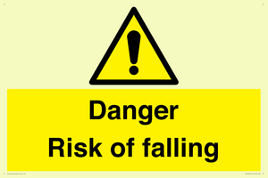 Danger Risk of falling